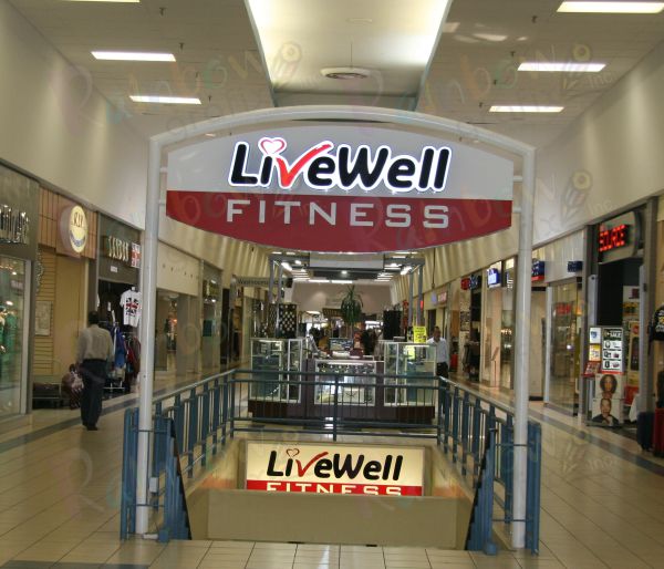 Channel Letters on Entrance Gate